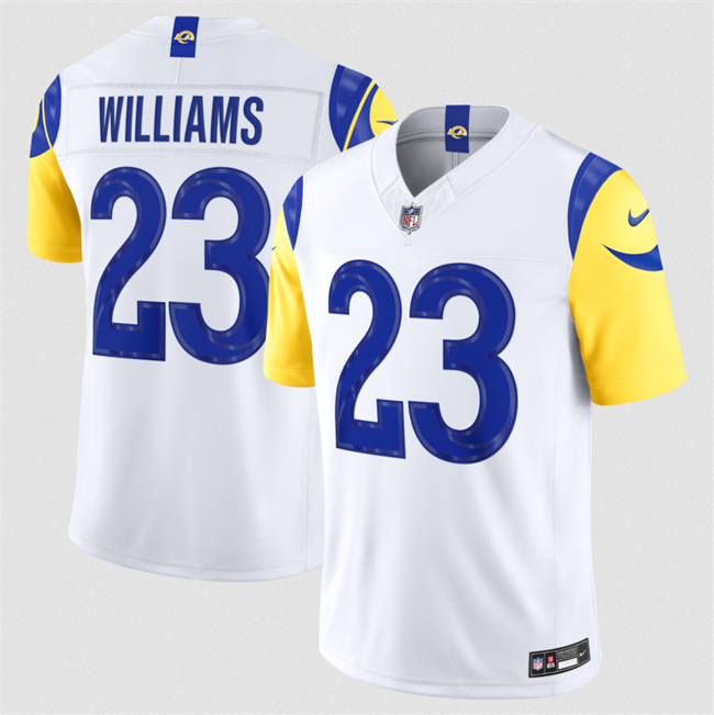 Men's White Los Angeles Rams #9 Matthew Stafford 2026 F.U.S.E. Vapor Limited Stitched Football Jersey